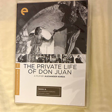 Criterion Collection The Private Life of Don Juan DVD Alexander Korda B&W R1 87m picture