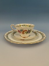 Royal Chelsea English Bone China Floral Tea Cup & Saucer Set Made in England picture