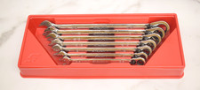 Snap-On SOEXR Series SAE Reversible Flank Plus Ratcheting Wrench 7Pc Set 3/8-3/4 picture