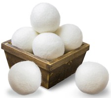 SnugPad XL New Zealand Wool Dryer Balls Fabric Softener 100% Organic - 6 Pack  picture
