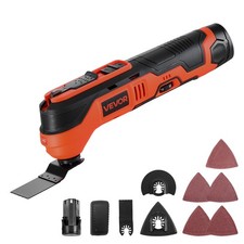 VEVOR Cordless Oscillating Tool 12V Oscillating Multi Tool 6 Speed 2.0Ah Battery picture