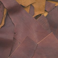 Bison Leather Scrap Pieces 7-8oz Buffalo Leather Small or Large Cuts picture