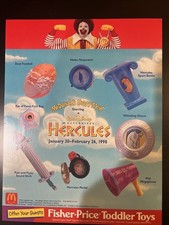 1998 McDonald's Disney Hercules Happy Meal Toys Sealed Choose Toy picture