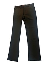 Prada Milano Men's Black Cotton Dress Pants Slim Straight 31x31 picture