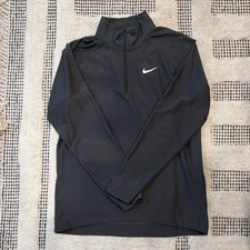 Nike Dri-Fit ADV Golf Pullover Shirt Dark Gray, Quarter Zip, Long Sleeve, M picture