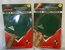 Vintage Trio Hollander Table Tennis Paddle Lot 68-16 Trio sporting goods co USA picture