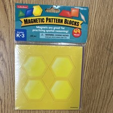 NEW ✨ Lakeshore Magnetic Pattern Blocks – Learning & Fun Set ✨Grade K-3 picture