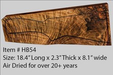 Exhibition Turkish walnut gun stock blank for shotguns, hb54 picture