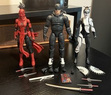Hasbro Marvel Legends Daredevil Used Action Figure Lot Lady Bullseye Elektra picture