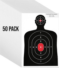 Shooting Target, Targets for Pistol Shooting Targets for the Range, 14x22, 50pk picture