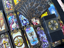 Pokemon (pocket monster) 78 tarot card deck - gold foiled - Poke Box picture