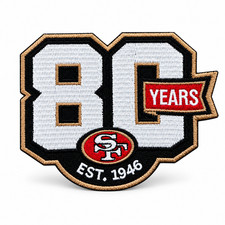 San Francisco 49ers 80th Anniversary Jersey Patch picture
