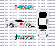 Slammed 1/64 Ferrar F40 WHITE TONER Universal Waterslide Decal for Hot picture