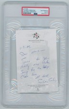 President? Tucker Carlson Handwritten Letter Autograph Trump Republican 1/9/05 picture