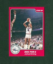 1983-84 STAR SIXERS NBA CHAMPIONS #10 JULIUS ERVING HOF picture