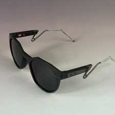 Oakley HSTN Metal Matte Black Round Sunglasses Prizm Black Polarized New Box picture
