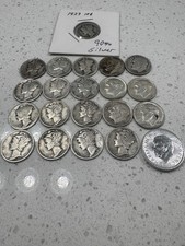 1923 Mercury Dime 10C 90% Silver Philadelphia Business Strike in Holder Lot picture