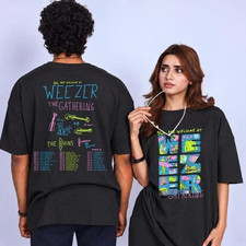 Weezer The Gathering Tour 2026 T Shirt, Weezer Band Shirt, Rock Music Tee picture