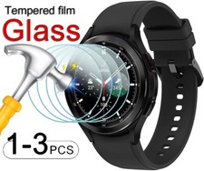 1-3Pcs Tempered Glass Screen Protector For Samsung Galaxy Watch 4 Full Cover picture