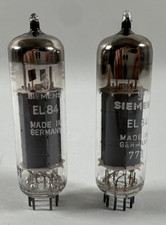 Siemens EL84 NOS Pair Vintage Vacuum Power Tubes Guitar Amplifier In Box picture