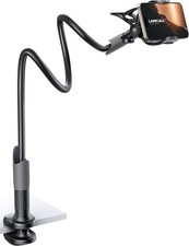 Lamicall Gooseneck Phone Holder for Bed - Cell Mount Clamp Clip, Black  picture