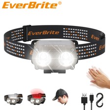 EverBrite 2-in-1 Rechargeable Headlamps LED Adjustable Head Lamp w/Motion Sensor picture