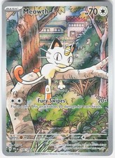 Meowth Holo Illustration Rare ME02: Phantasmal Flames 106/094 NM picture