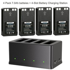 4Pack 7000mAh LIT-22 Battery & Charger Station for SPYPOINT Trail Camera Flex-M picture