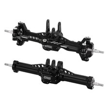 INJORA Front&Rear Axles +4mm Extended Aluminum Complete Set for TRX4M 1/18 RC picture
