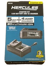 Hercules HC014K 20V 5Ah Lithium-Ion Battery & 4A Charger Starter Kit  picture
