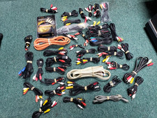 lot of 40 misc RCA cables as-is various length picture