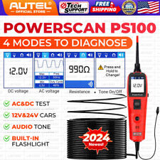 Autel Powescan PS100 Circuit Tester Electrical System Diagnostic Tool 12V&24V picture
