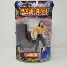 Power Slam WCW Wrestling Kanyon Action Figure with Catapulting Steel Staircase picture