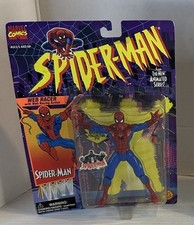 1994 Marvel Spider-Man Web  Racer Spider Man Action Figure ToyBiz New Vintage picture