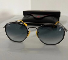 *BRAND NEW* Ray-Ban RB3748M Scuderia Ferrari Coll Black & Yellow, Gray Gradient picture