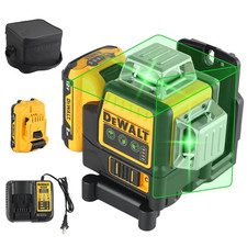Dewalt DW089LG 12-Line Green Beam Laser Level - 360° 3-Side Coverage Combo Pack picture