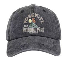 Vintage Yosemite National Park California 1890 Wild Bighorn Mountain Dad Hat picture