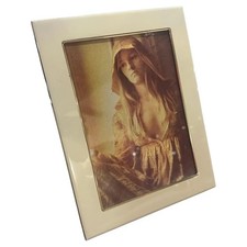 1970s Mid-Century Modern Brass And Cream Lacquered Metal Italian Picture Frame picture