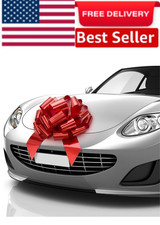 Mata1-USA - Huge Car Bow - Red, 30 Inch - Big Gift 30 (Pack of 1), Red picture