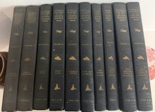 Vintage 1944 Pictorial History Of The Second World War WWII Volumes 1-10 HC Set picture