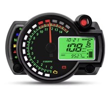 Universal LED LCD Motorcycle  Gauge Cluster Kawasaki ZX6R ZX10R ZRX1200 ZX4R ZZR picture