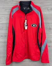 Georgia Bulldogs Antigua Tempest Jacket Mens XL Red UGA Full Zip NWT picture