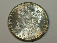 1886 Morgan Silver Dollar   Near Choice BU      SN9035 picture