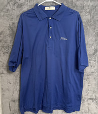 Vintage Fairway & Greene Titleist Golf Polo Men's XL Royal Blue Cotton picture