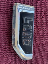 🔥OEM🔥 2017-2022 FORD F250 PLATINUM FENDER EMBLEM LH DRIVER SIDE picture