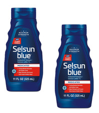 (2 Pack) Selsun Blue Medicated Antidandruff Shampoo, 11 fl. oz picture