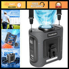Portable Waist Fan with Ice Cooling Plate, 8000mAh Rechargeable, 5-Speed Wearabl picture