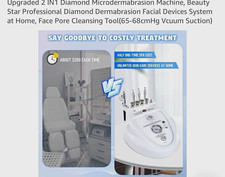 Beauty Star 2-in-1 Diamond Microdermabrasion Facial Device System White picture