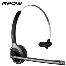 Mpow M5 Trucker Office Bluetooth V5.0 Headset Noise Cancelling Headphone w/ Mic picture