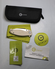 Civivi Scintilla Lockback,  Blade HQ Exclusive - Ivory G10 - Satin D2 picture